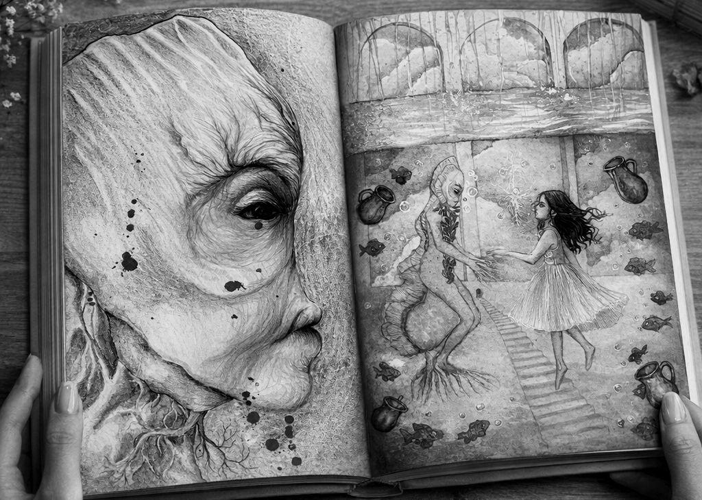 Ilustración Sueños acuáticos